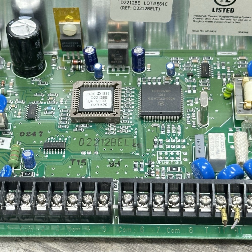 BOSCH RADIONICS D2212BE Security Alarm Panel Board - Working Pull