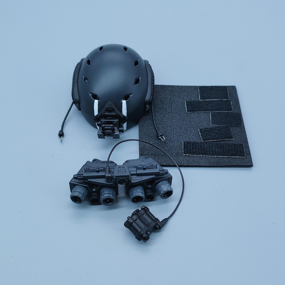 EASY&SIMPLE ES GA1010S 1/6 Scale SAS BRAVO 0-7 Ghost Action Figure Helmet Model
