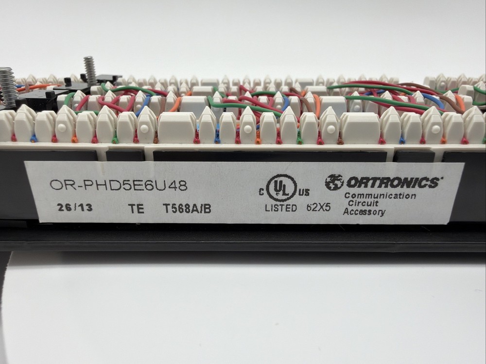 Ortronics CAT5e 48-Port Patch Panel OR-PHD5E6U48