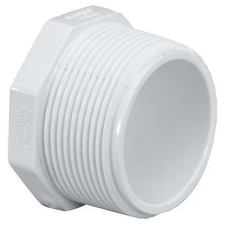 Pvc Plug, Mnpt, 3 In Pipe Size, 450030