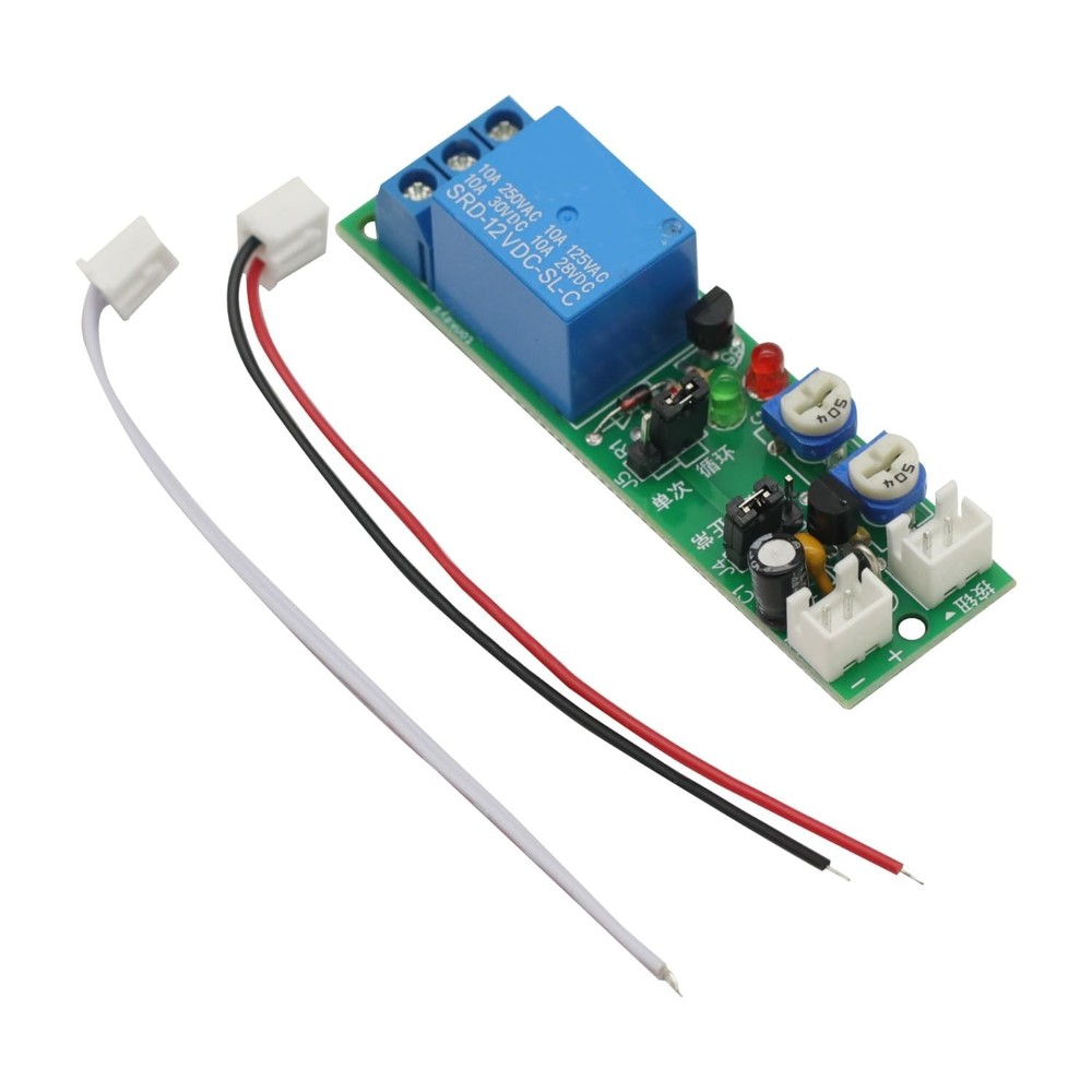 Adjustable Cycle Timer Delay On/Off Switch Power Supply Relay Shield DC 12V T...