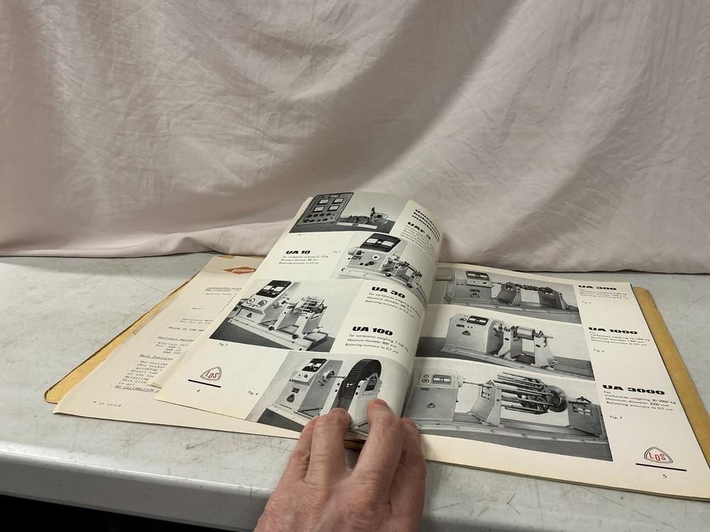 Pantool Machine Tools & Instruments Catalog Manual Balancing Machines