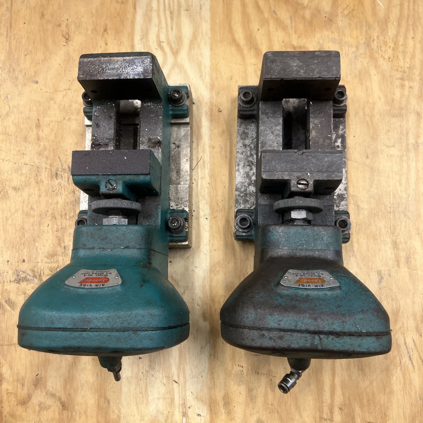 Heinrich Air Vises with Single Acting Cylinder 3"