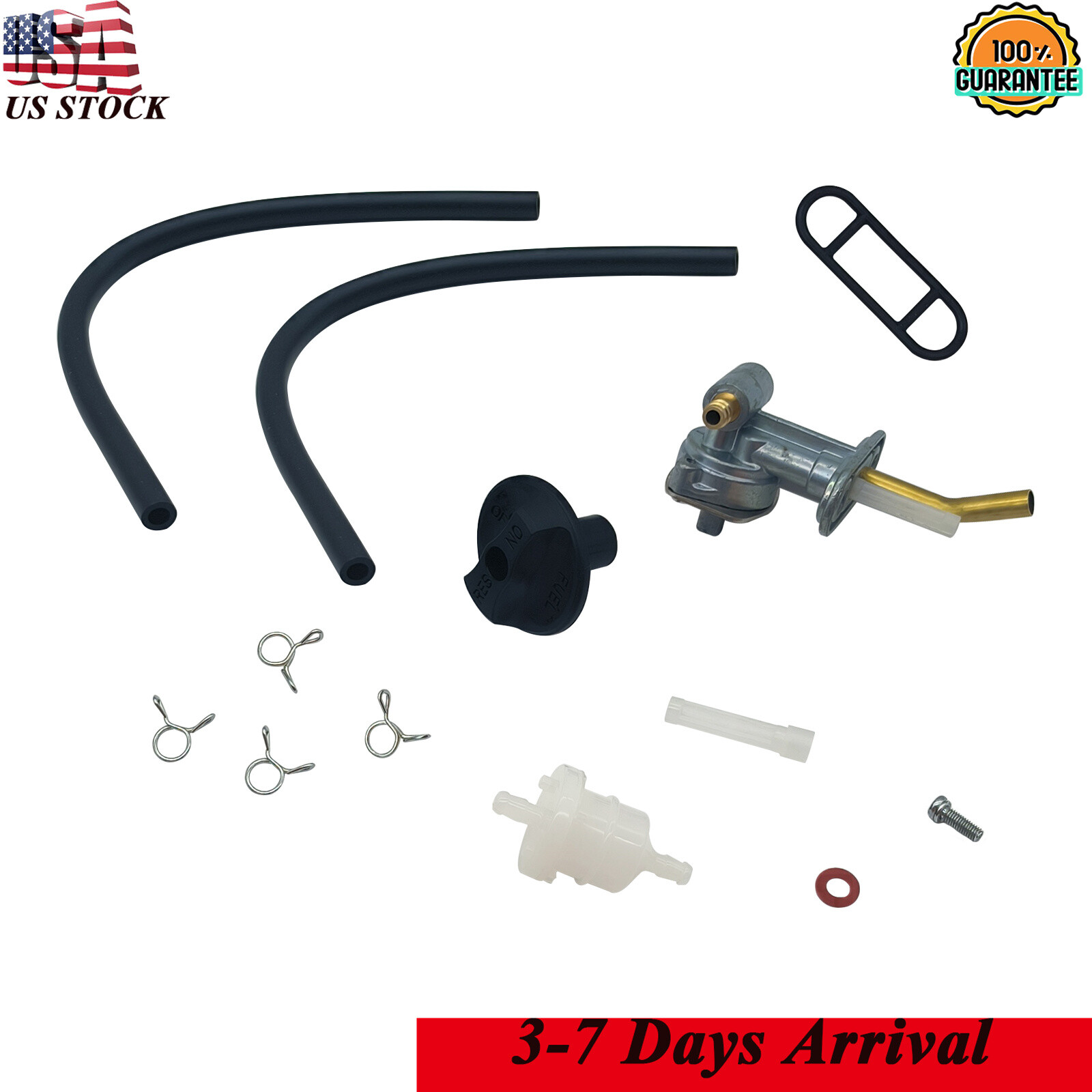 Fuel Valve Shut Off Petcock For Arctic Cat ATV 98-06 250 300 400 500 0470-445