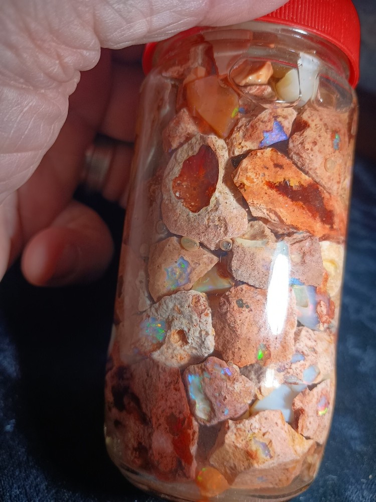 Fire Opal Rough Jalisco Mexico 387 grams