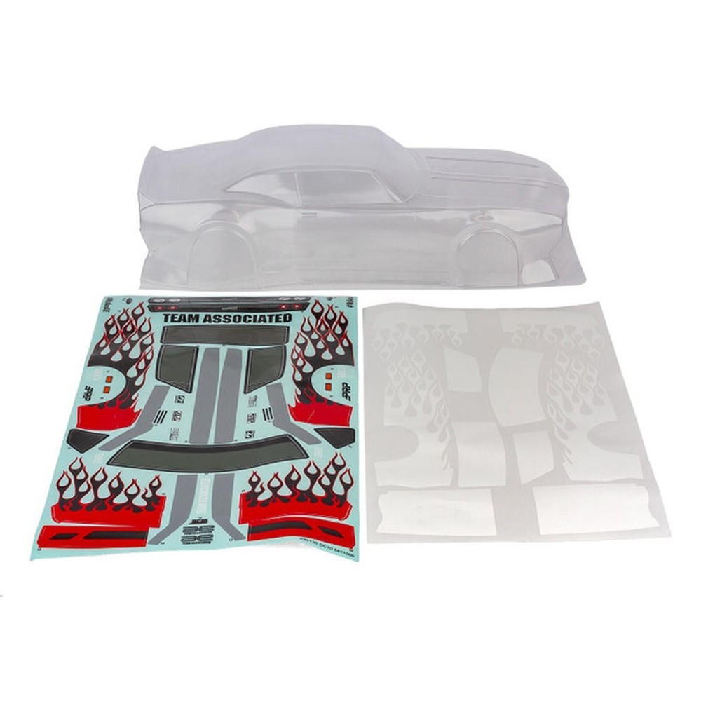Team Associated - DC10 Classic Body Set, Clear