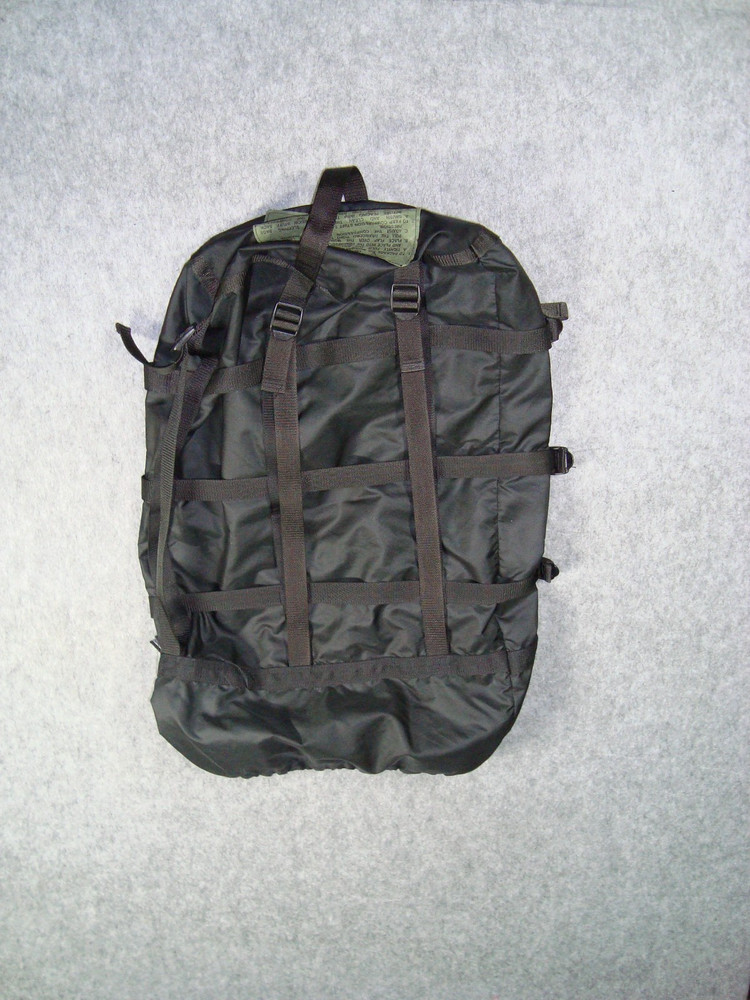 USGI Military Compression Stuff Sack Black 9 Strap Modular Sleep System MSS Bag