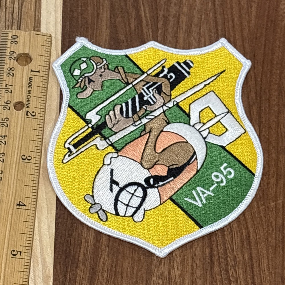 5" NAVY VA-95 ATTACK SQUADRON EMBROIDERED PATCH Jacket Patch