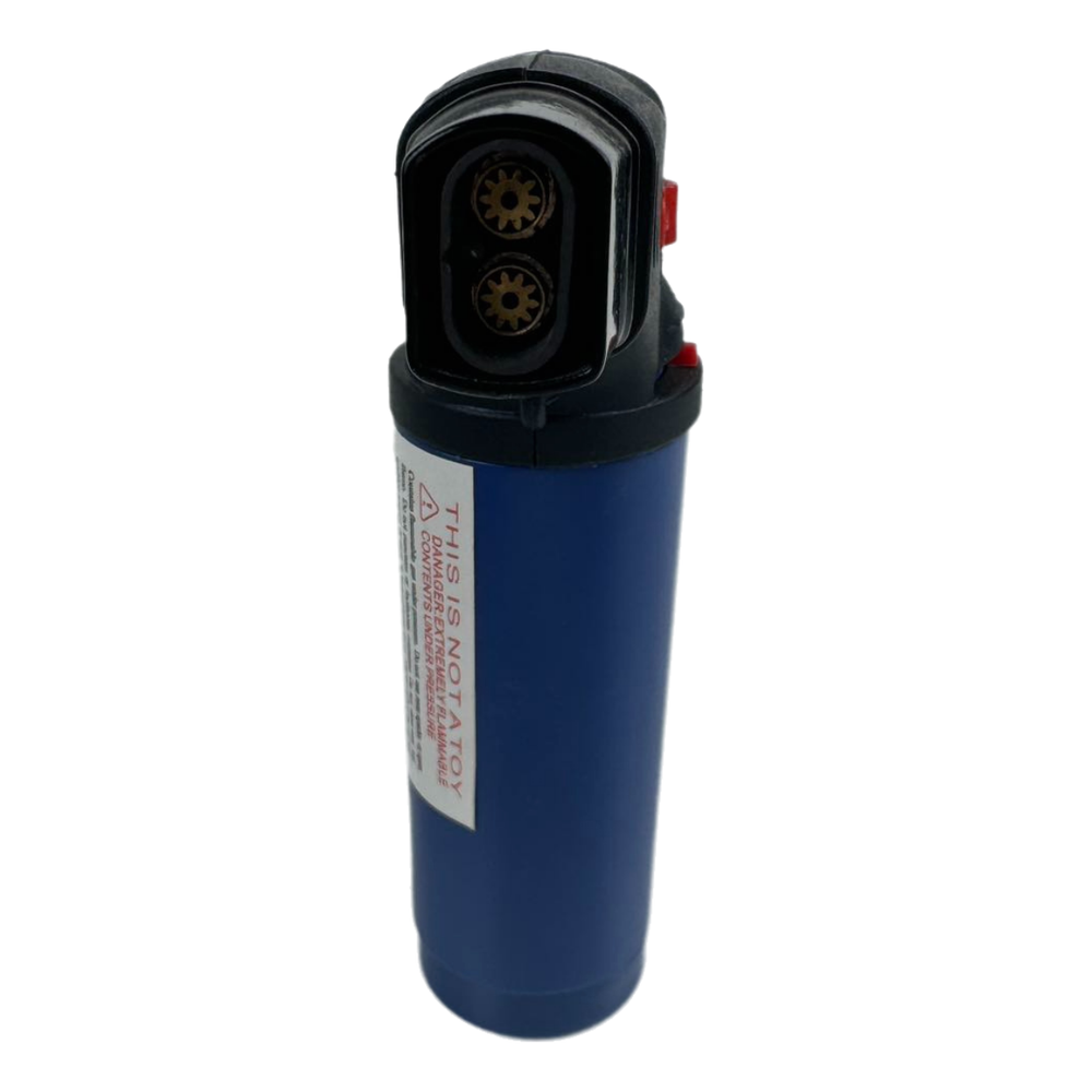3 Pack Jumbo 4" Double Jet Flame Torch Gun Lighter Refillable Lockable Windproof