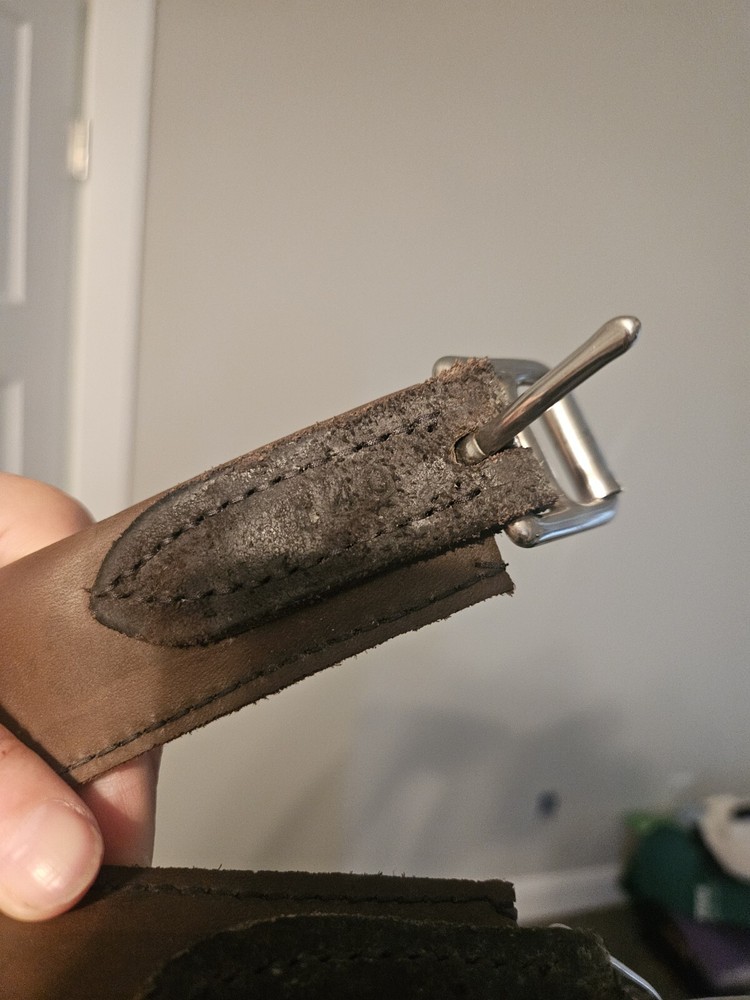 56" Stubben Leather Girth