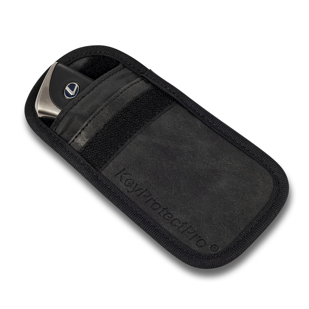 KeyProtectPro® Premium Faraday Key Pouch in Black