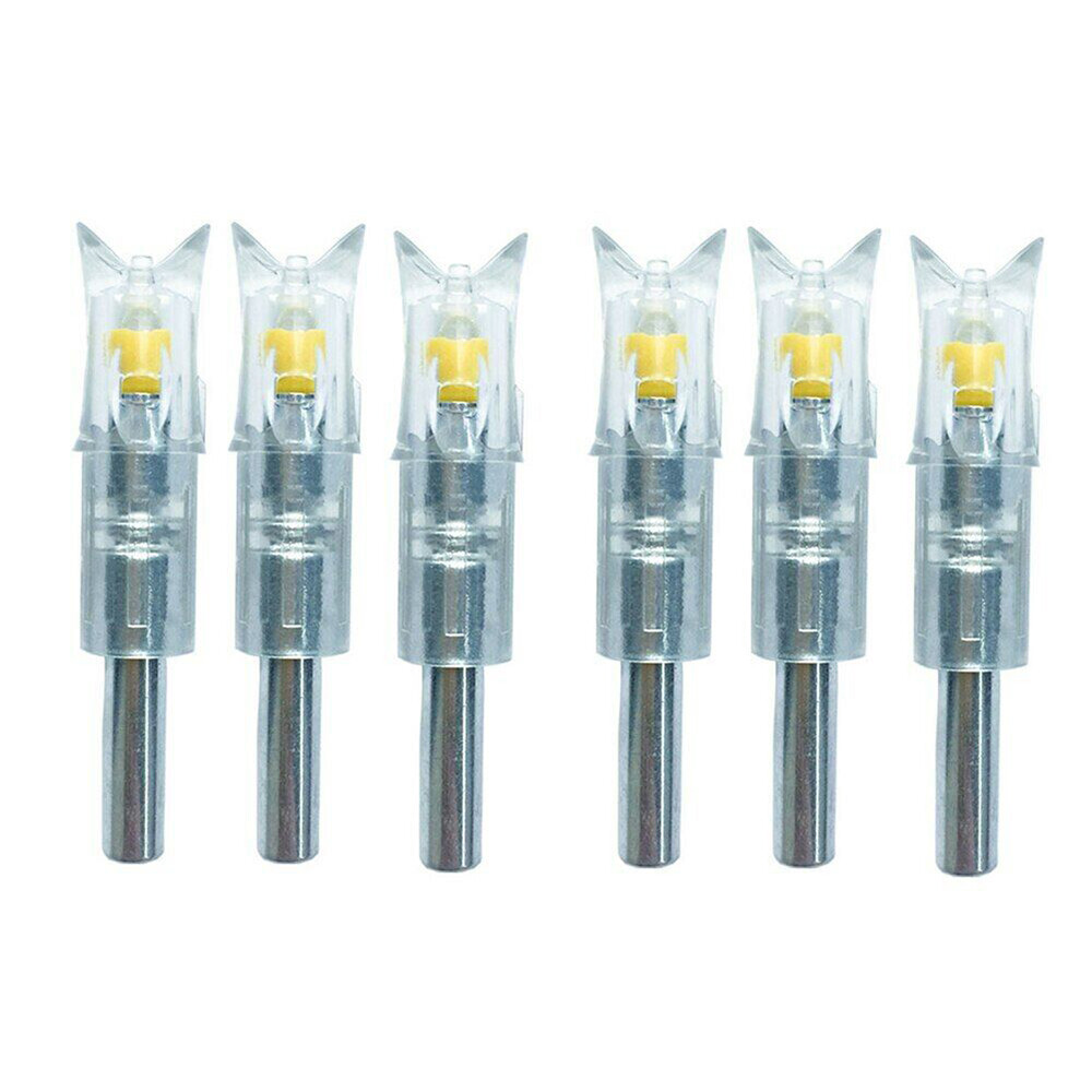 12Pcs LED Lighted Nocks 7.62mm Inside Diameter For Compound Bow Arrow Nocks