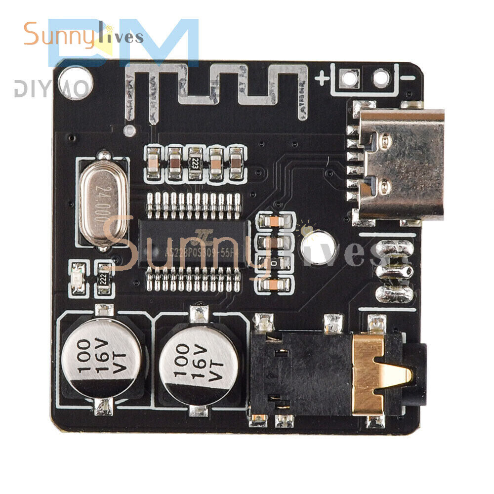VHM-314 Bluetooth 5.0 Audio Decoder Board MP3 Amplifier Module USB Type-C New