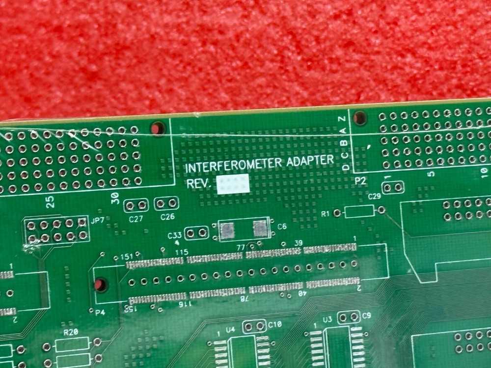 NIKON NRCA PCB DEVELOPMENT COMPARATOR BOARD INTERFEROMETER ADAPTER