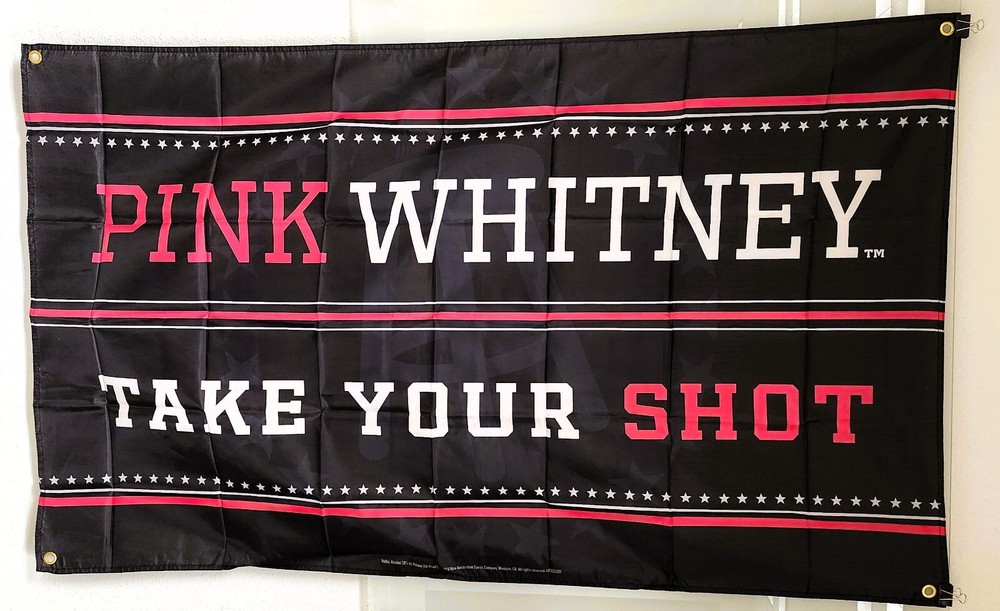 Pink Whitney Vodka Wall Flags