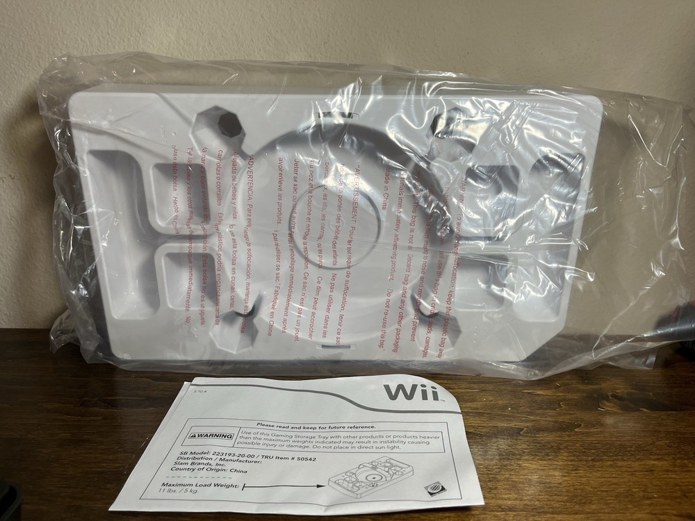 Nintendo Wii Storage Tray Versus Maximum Storage LevelUp