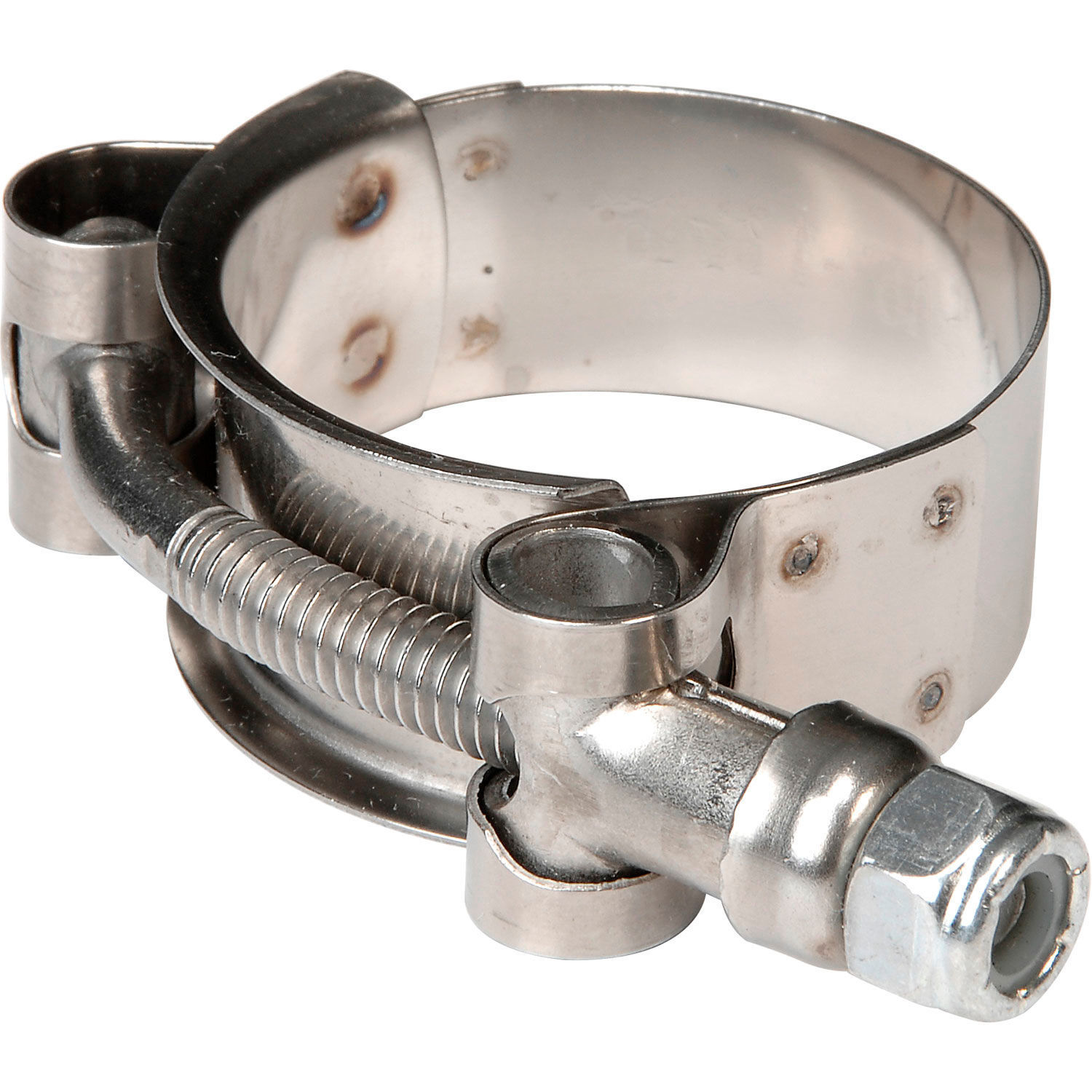 Apache 43081998 (UT 130) 1-5/16" 1-11/16" Stainless Steel Ultra T-Bolt Clamp