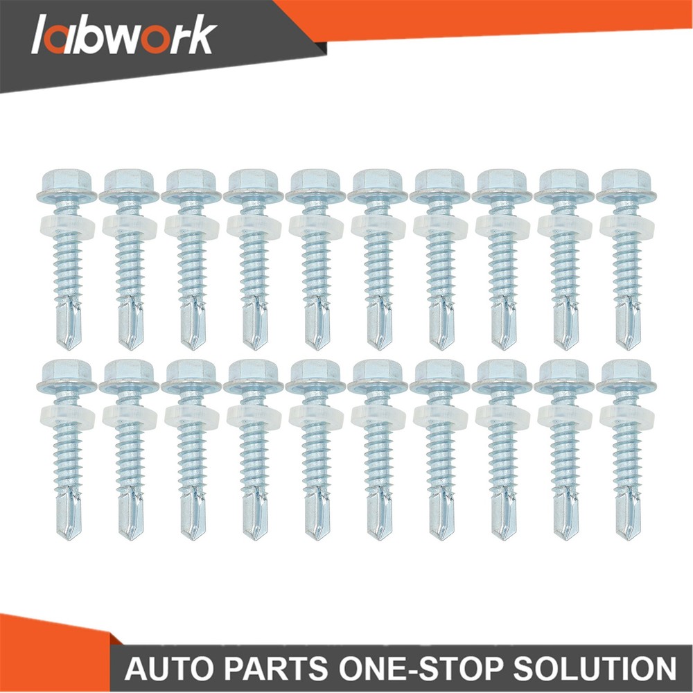 Labwork 10pack E Track Tie Down Slots with 20 Pack Screws 10 Pack O-Rings