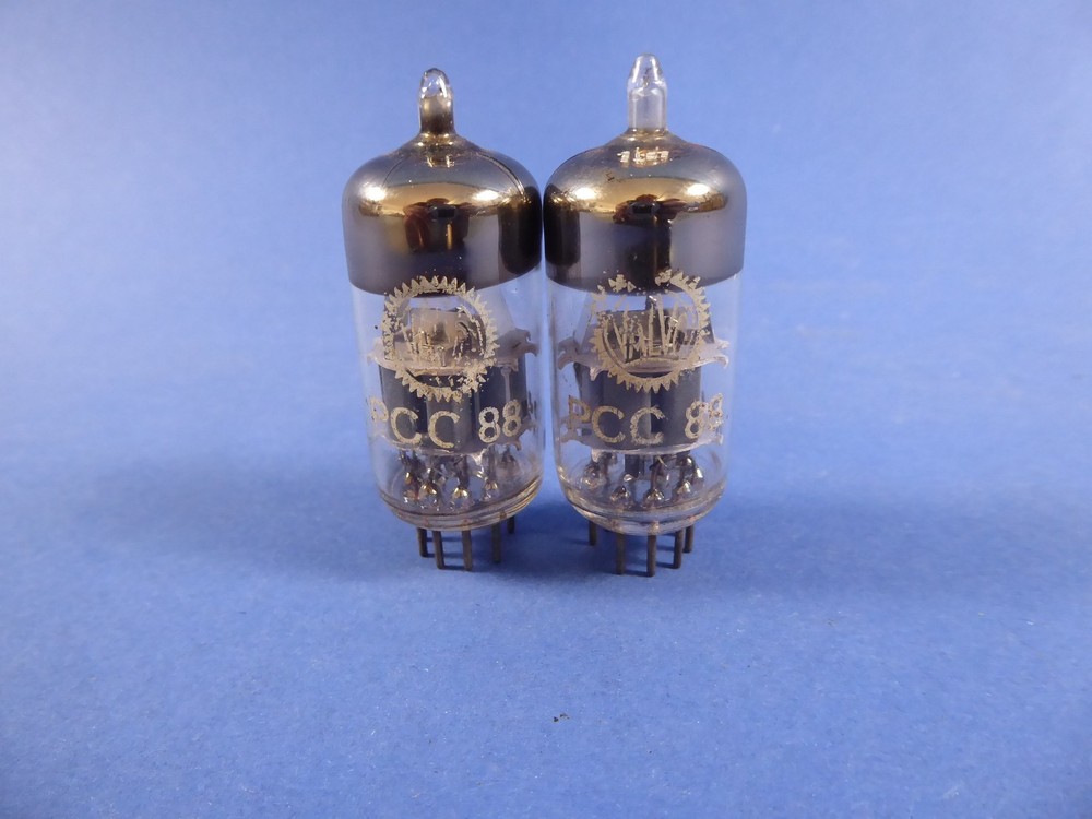 2 x TUBES  "  VALVO PCC88  "  TESTED