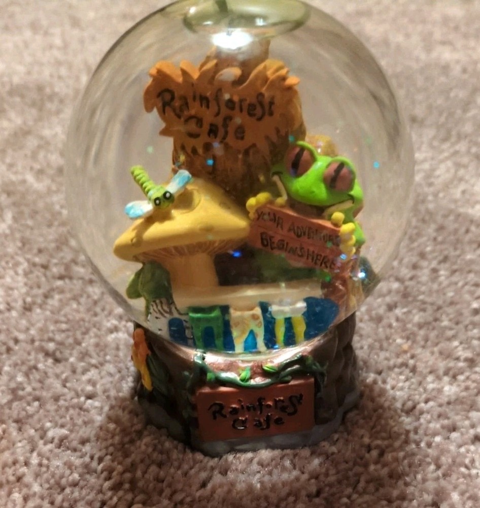 Rainforest Cafe Vintage Snow Globe (Rare, 2003)