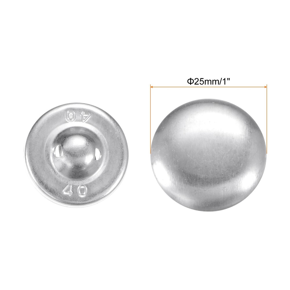 100 Pcs Button Supplies 40L(25.4mm/1") for Button Maker Machine