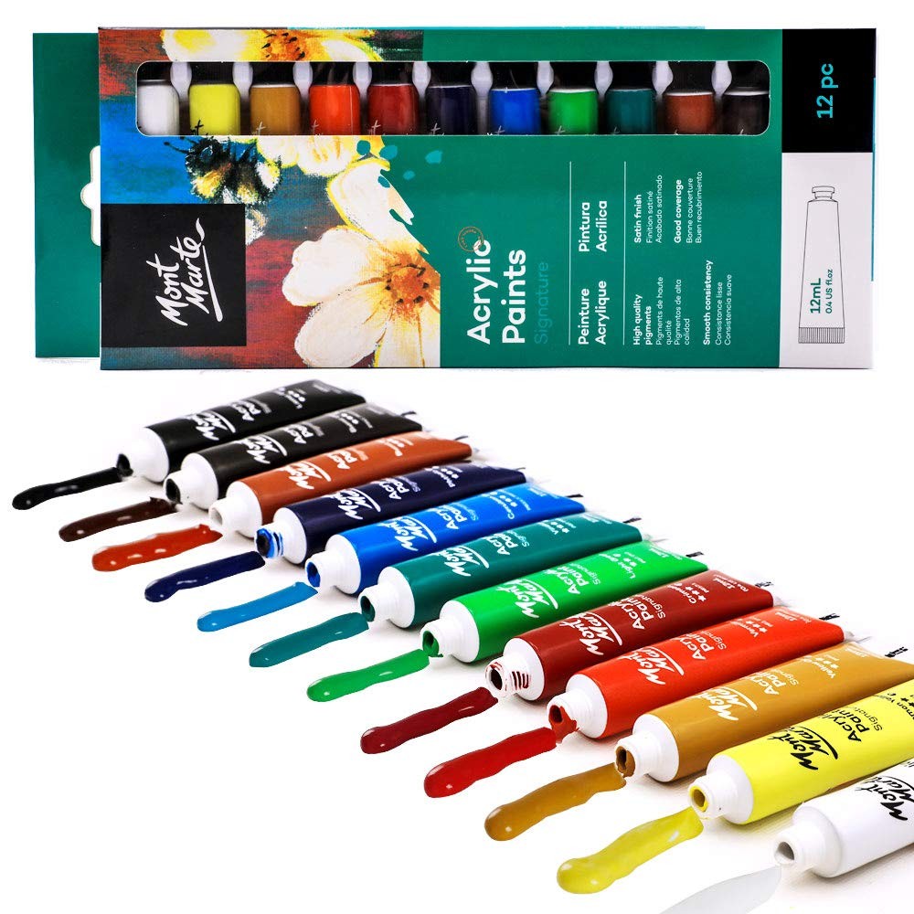 Acrylic Paint Set (12pc)