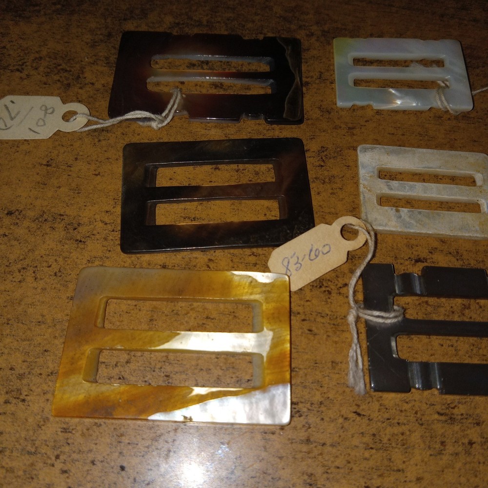 Bakelite Clothes Buckles Vintage
