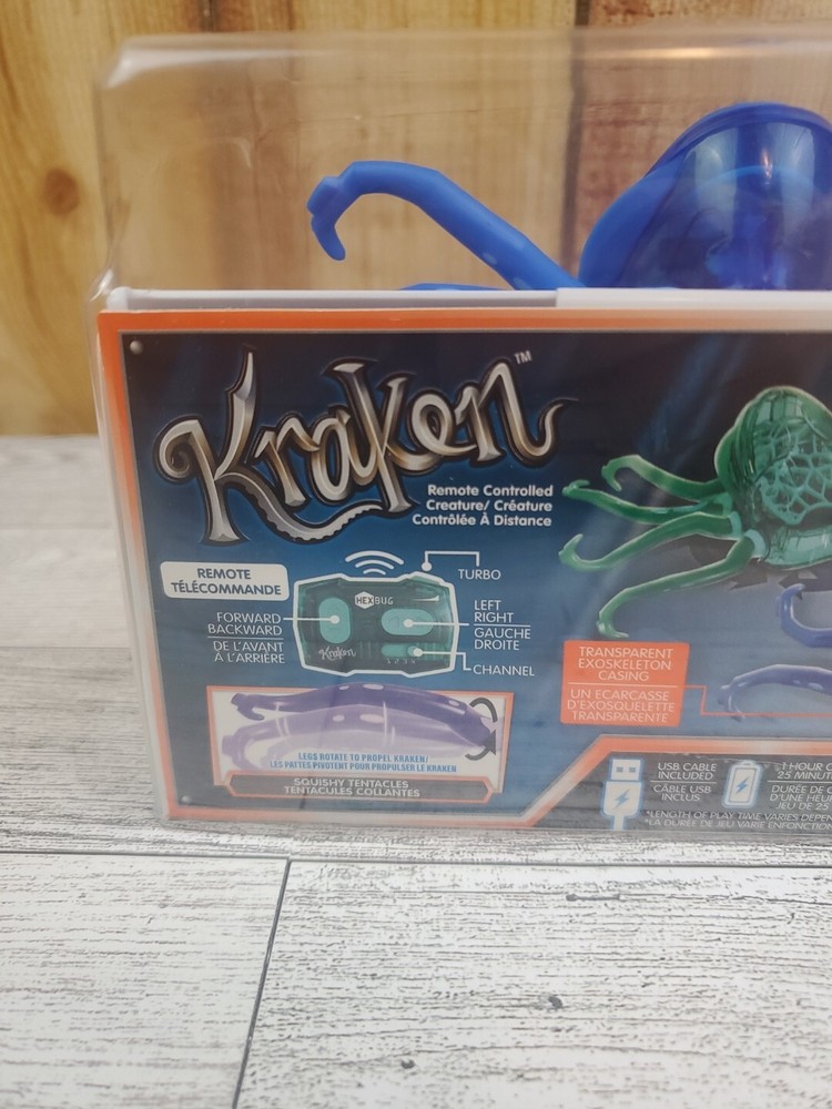 HEXBUG Kraken Blue Remote-Controlled Creature Rechargeable Battery Kid's Toy