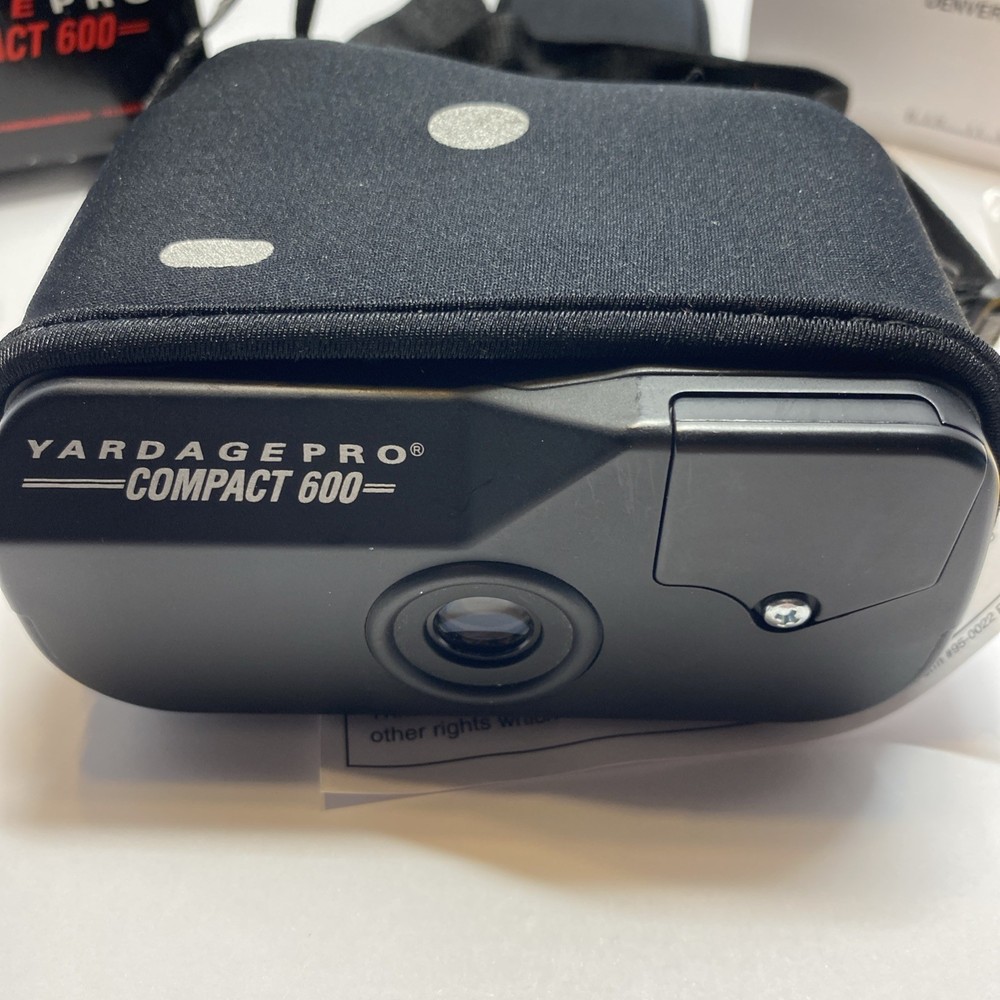 Bushnell Yardage Pro Compact 600 Laser Rangefinder Excellent Condition