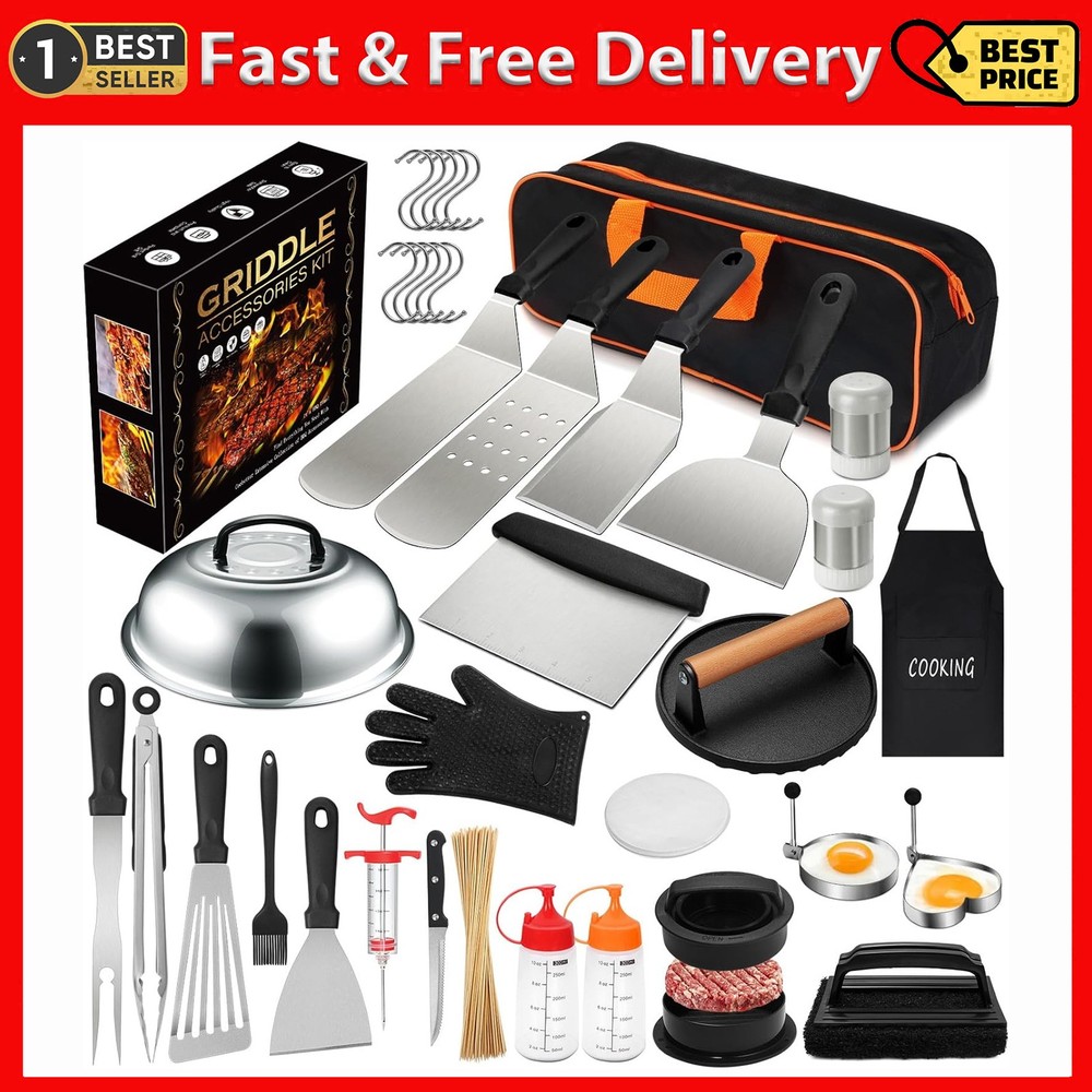 237pcs Griddle Accessories Kit for Blackstone, Perfect Flat Top Grilling Accesso