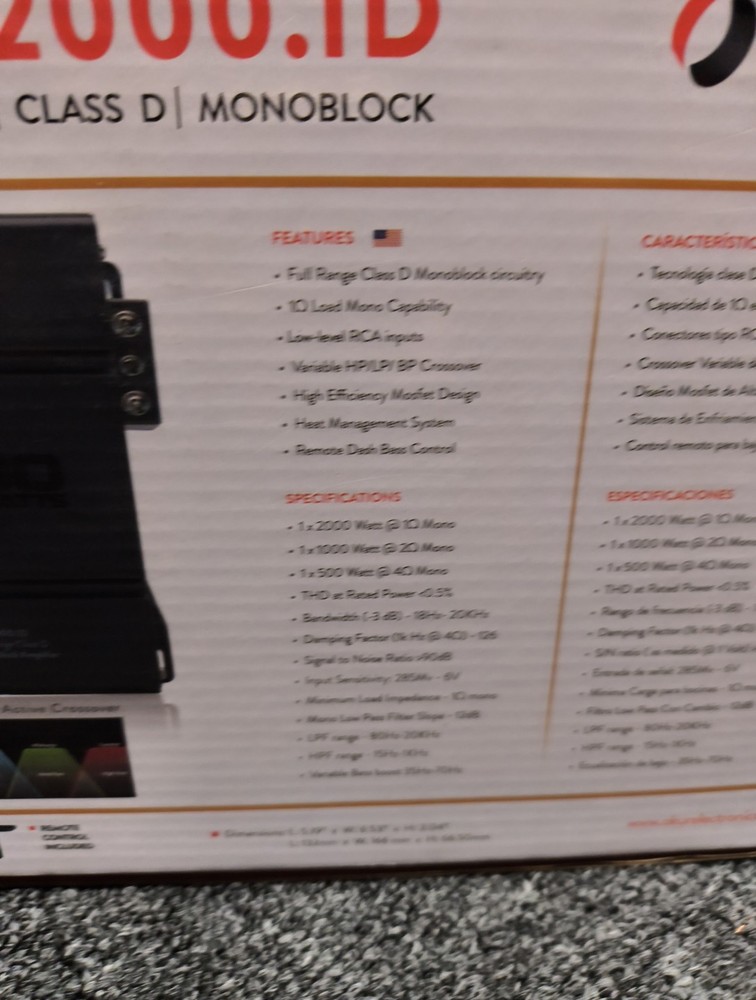 Okur Ofr2000.1D Full Range Monoblock Amplifier