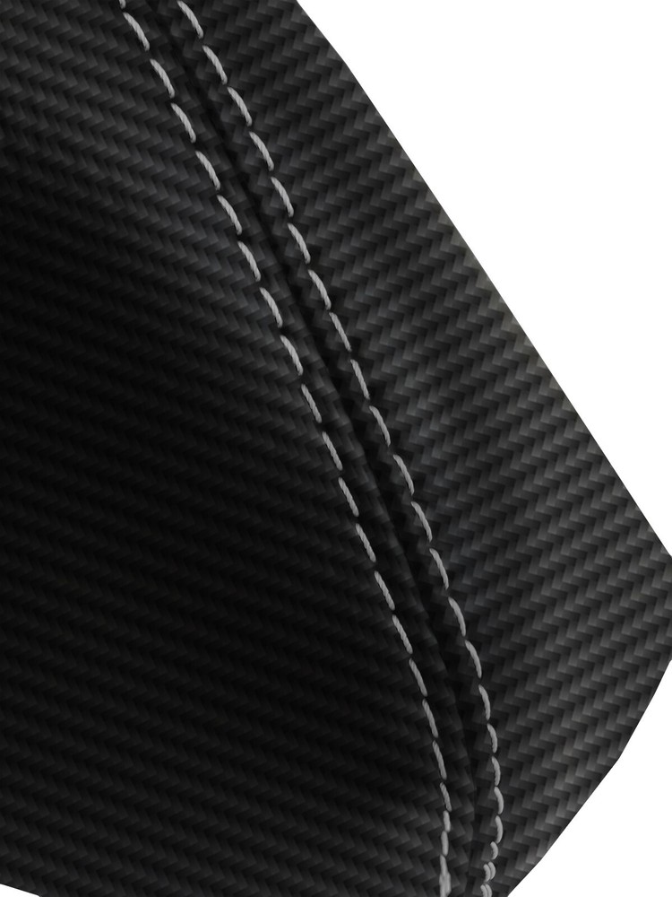 Fits 2021 Ford Bronco Carbon Automatic Shift Boot Cover Gray Stitch