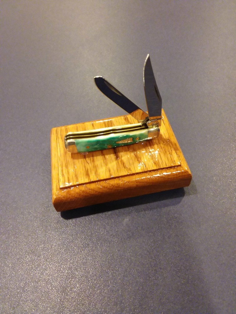 Knife Display Stand, red oak. (3-stands)