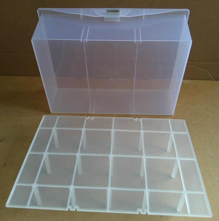 DOLEDO 30-Spool Thread Two-Drawer Carrier Storage Box With Carry Handle