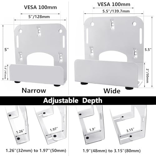 Cable Box Wall Mount Modem Adjustable Wall Mount for Small and Devices Wide
