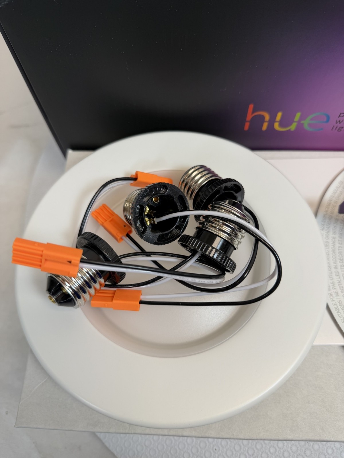 Philips Hue 5/6" Recessed Smart Downlight (White & Color Ambiance, 4-Pack)