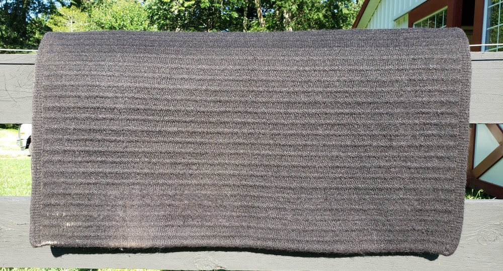 Two Wool Western Show Saddle Pads - Harris