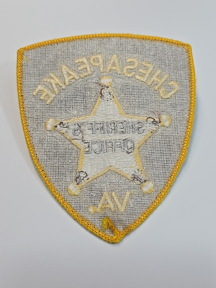 Chesapeake Sheriff's Office Patch Virginia