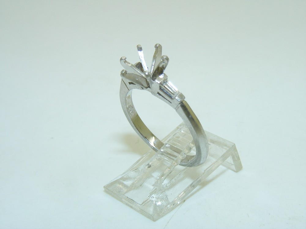 Platinum open setting Diamond Ring
