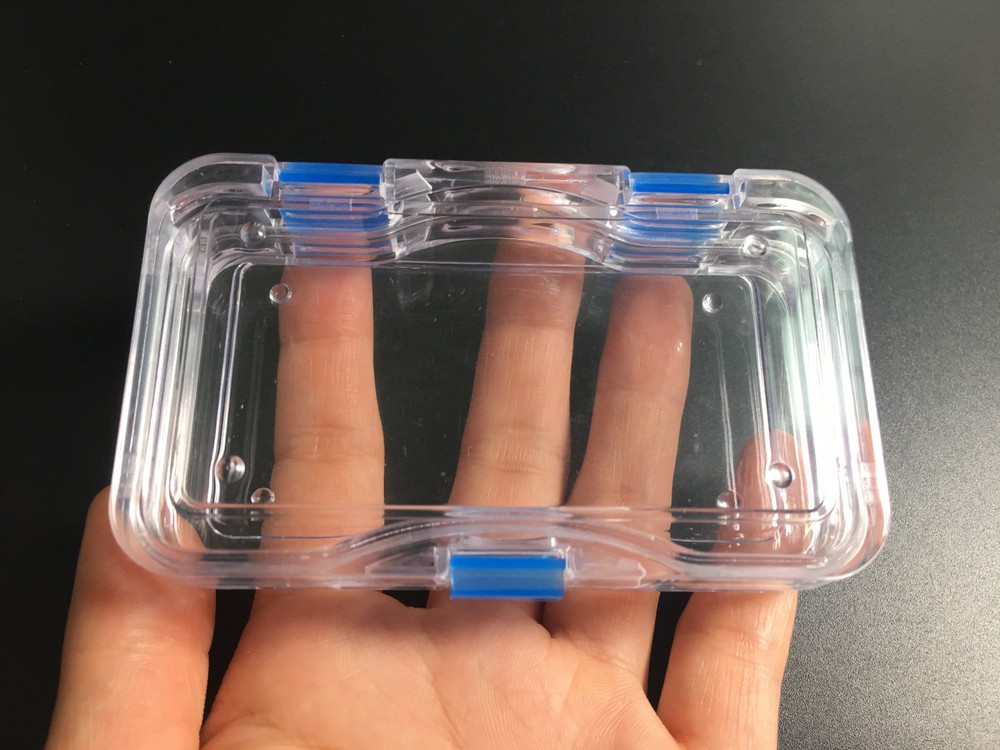Hinged Display Jewelry Box Membrane Case Denture False Inlay Teeth Fragile 1pc