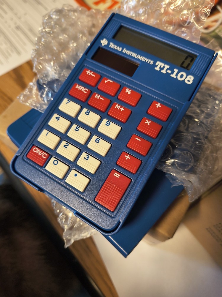 Texas Instruments TI-108 Elementary School Calculator NEW