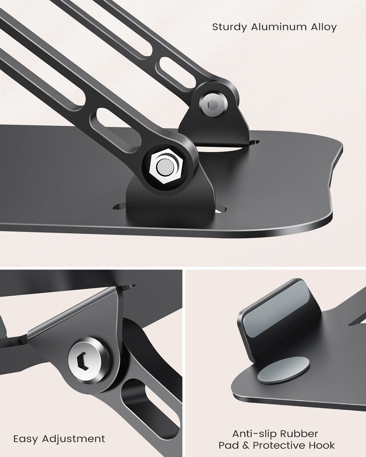 Portable Laptop Stand Holder Adjustable Laptop Stand Notebook Holder for Desk