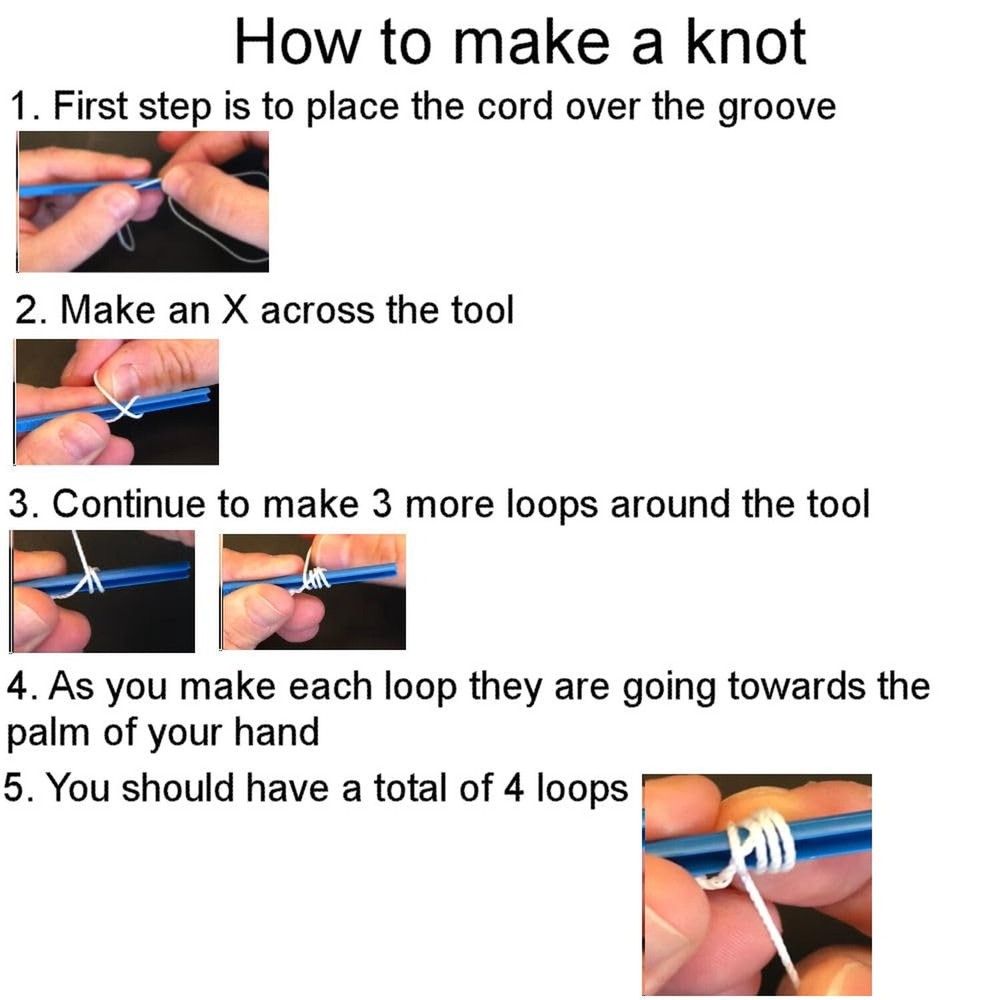 Rosary Cord Knotting Tool #36#7 & #9 Two Sided Twine Knotting Tool (1) 1 Pack