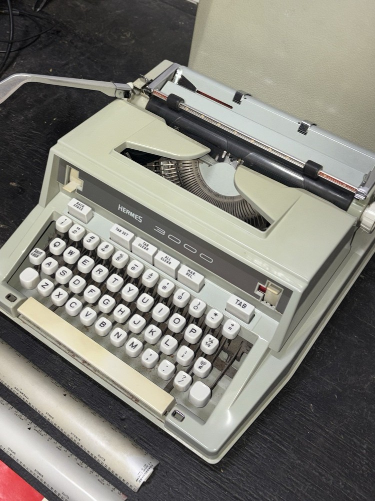 HERMES 3000 TYPEWRITER Clean Selling As Is Untested Likely Works