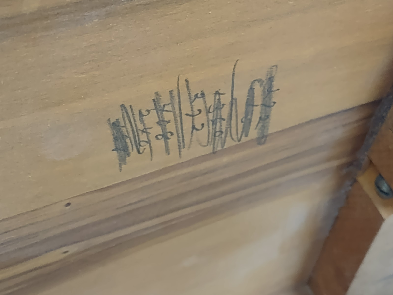 Gilbert Rohde Brown Saltman Style Art Deco Wood Table 1947? FOR RESTORATION