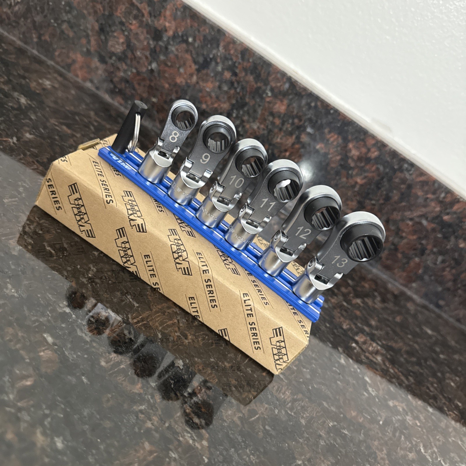 6 PC. 12PT NANO FLEX OFFSET RATCHETING ATTACHMENT SET – 3/8″ DRIVE (8 – 13MM)