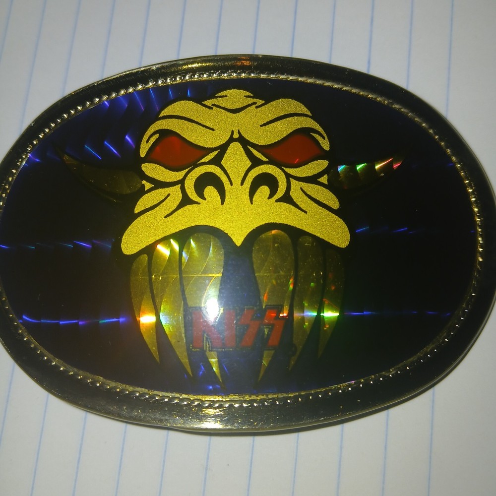 VINTAGE 1978 PACIFICA BELT BUCKLE KISS DEMON BOOT AUCION NM+ RARE