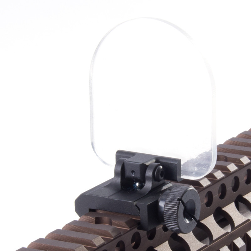 Len Scope Protector Airsoft Lens Sight Cover Shield W/20mm Rail Mounts