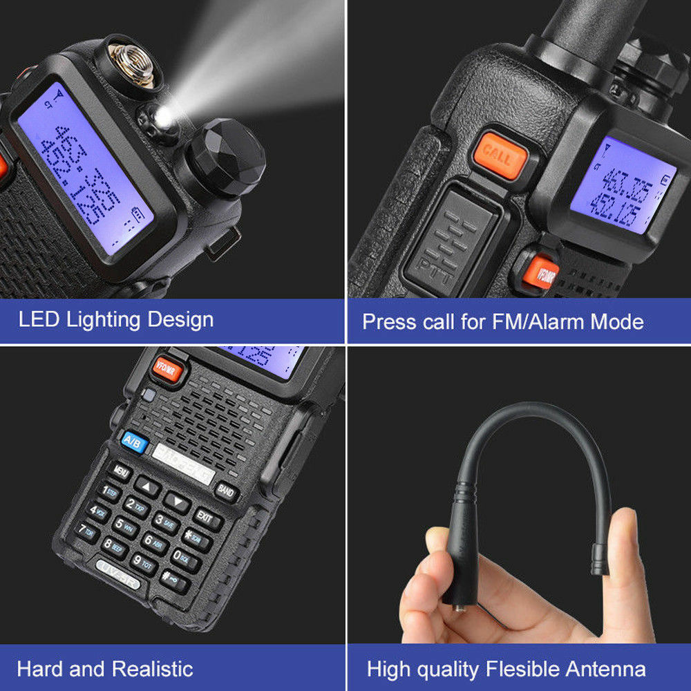 Baofeng UV-5R Upgraded Legal Version Dual Band Walkie Talkies Two Way Radio US