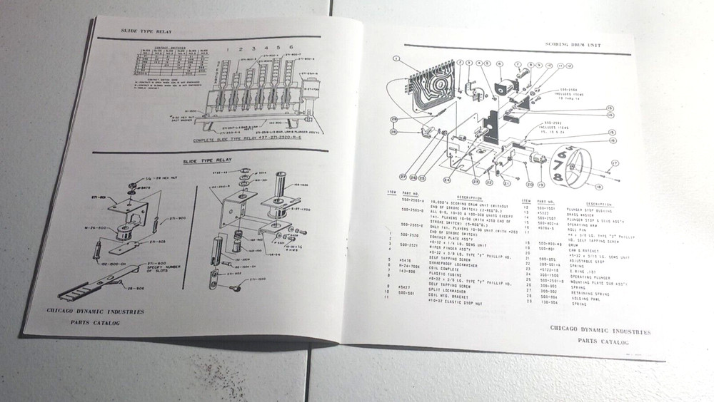 Dolphin-Chicago Coin PARTS CATALOG